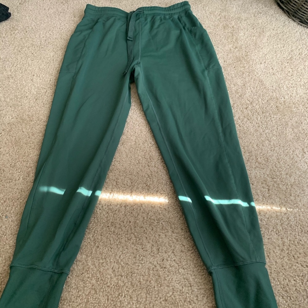 Fabletics green joggers